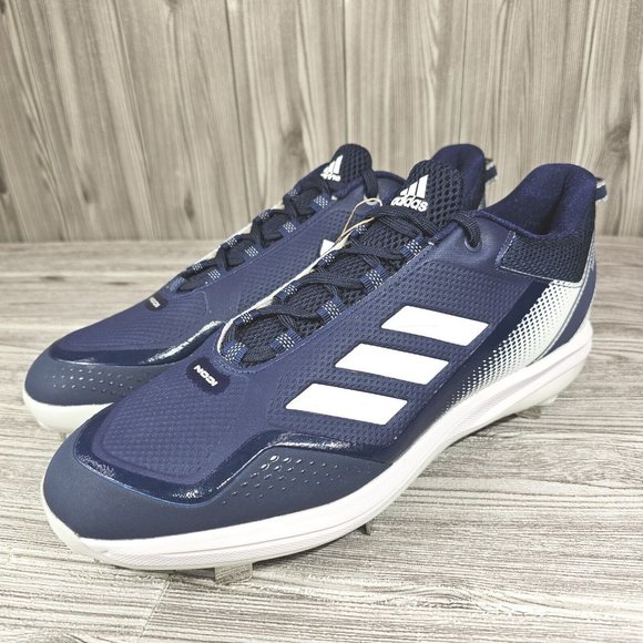 Adidas Icon 7 Low Top Metal Baseball Cleats-Navy/White-S23853-Men\'s Size 13 NEW main image 12